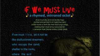 if we must live - Visual Version