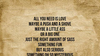 All you need is love?