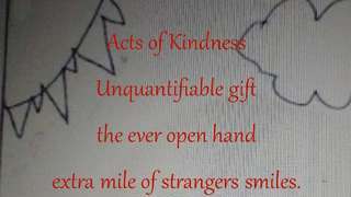 Acts of kindness