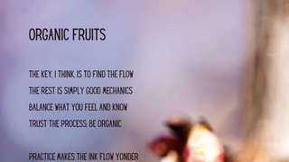 ORGANIC FRUITS