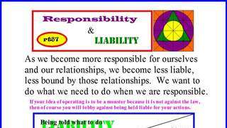 Responsibility and Liability